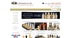 Desktop Screenshot of chesssets.co.uk
