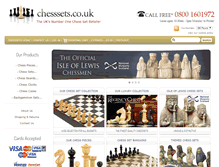 Tablet Screenshot of chesssets.co.uk